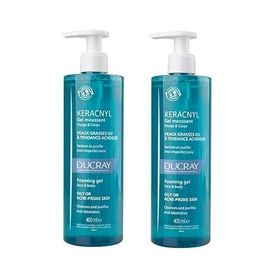 Ducray Kerancyl Gel Duo İkili Paket 2x400 ml Yüz Temizleme Jeli