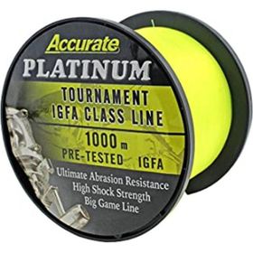 Duel 0.38 1000 m Platinum Tournamen Igfa Classline Sarı Olta Misinası