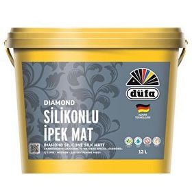 Düfa 12 lt Diamond Silikonlu İpek Mat Beyaz İç Cephe Duvar Boyası
