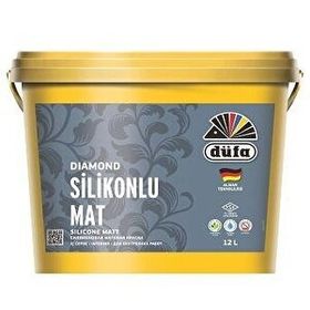 Düfa 2.5 lt Diamond Silikonlu İpek Mat Beyaz İç Cephe Duvar Boyası