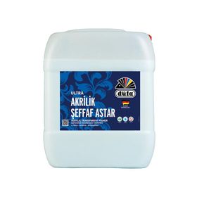 Düfa 20 lt Bidon İç Cephe Akrilik Şeffaf Astar