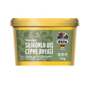 Düfa 3 kg Beyaz Diamond Silikonlu Dış Cephe Boyası