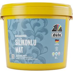 Düfa 6 lt Beyaz Diamond Silikonlu Mat İç Cephe Duvar Boyası