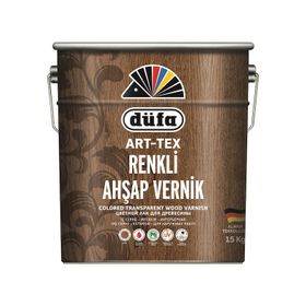 Düfa ART-TEX 15 lt Renkli Ahşap Verniği
