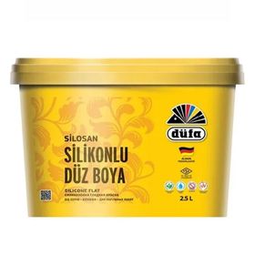 Düfa Çimento Grisi 2.5 lt Silikonlu Düz Dış Cephe Duvar Boyası