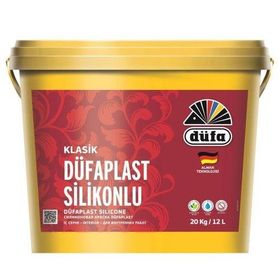 Düfa Klasik Düfaplast Kış Beyazı 12 lt Silikonlu İç Cephe Duvar Boyası