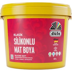 Düfa Klasik Silikonlu Mat 15 lt Fildişi İç Cephe Duvar Boyası