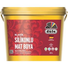 Düfa Klasik Silikonlu Mat 15 lt Köpük Şeker İç Cephe Duvar Boyası