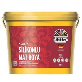 Düfa Klasik Silikonlu Mat 15 lt Köpük Şeker İç Cephe Duvar Boyası