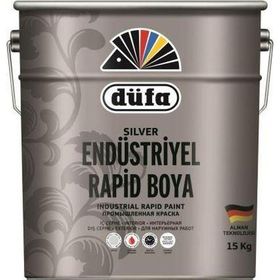 Düfa Rapid Mat Ral 9011 Siyah 15 kg Endüstriyel Boya