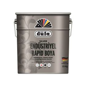 Düfa Rapid Mat Ral 9011 Siyah 15 kg Endüstriyel Boya