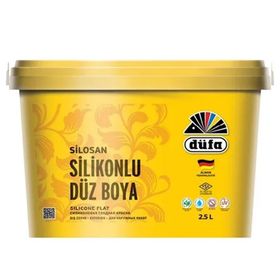 Düfa Sakin Mavi 2.5 lt Silikonlu Düz Dış Cephe Duvar Boyası