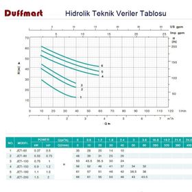 Duffmart Jet 100 Santrifüj Pompa