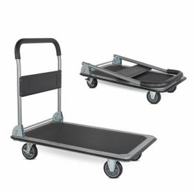Duffmart PR2190 Pro Katlanır Platform 150 kg 4 Tekerlekli Paket Taşıma Arabası