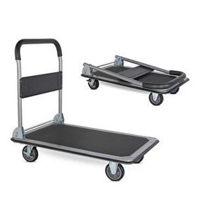 Duffmart PR2330 300 kg Pro Katlanır Platform 4 Tekerlekli Paket Taşıma Arabası