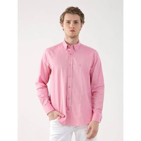 Dufy 94867 Pembe Erkek Gömlek
