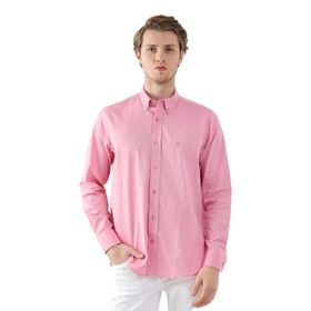 Dufy 94867 Pembe Erkek Gömlek