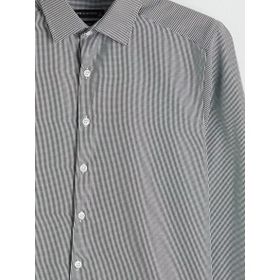 Dufy Sıyah Ekose Slim Fit Erkek Gömlek