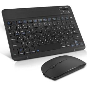 Duhaline Samsung Galaxy Tab S8 Tablet Için Uyumlu Slim Şarjlı Bluetooth Klavye ve Mouse Seti