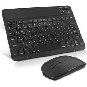 Duhaline Tcl Nxtpaper 10S Tablet Için Uyumlu Slim Şarjlı Bluetooth Klavye Mouse Seti