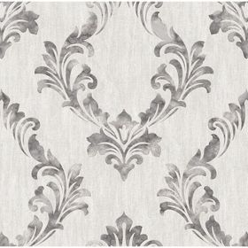 Duka DK.21351-2 Secret Palace Gri Damask Desen Duvar Kağıdı