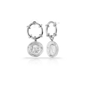 Duke Nickle RDPK5038 Lira Detaylı Gümüş Renkli Küpe