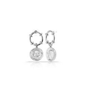 Duke Nickle RDPK5038 Lira Detaylı Gümüş Renkli Küpe