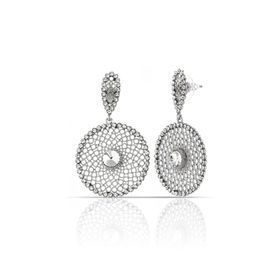 Duke Nickle RDPK5070 Zirkon Taşlı Gümüş Küpe