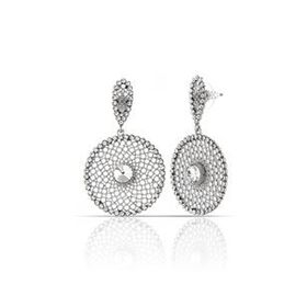 Duke Nickle RDPK5070 Zirkon Taşlı Gümüş Küpe