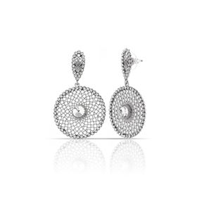 Duke Nickle RDPK5070 Zirkon Taşlı Gümüş Küpe