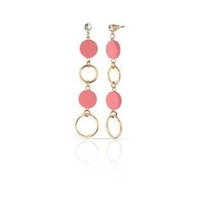 Duke Nickle RDPK5075 Pembe Zincir Küpe