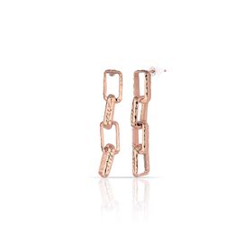 Duke Nickle RDPK5082 Rose Zincir Detaylı Küpe