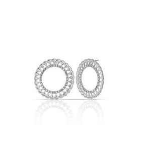 Duke Nickle RDPK5104 Zirkon Taşlı Yuvarlak Küpe