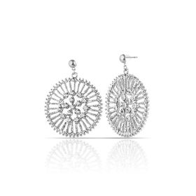 Duke Nickle RDPK5141 Zirkon Taşlı Yuvarlak Küpe