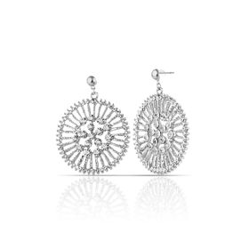 Duke Nickle RDPK5141 Zirkon Taşlı Yuvarlak Küpe