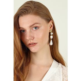 Duke Nickle RDPK5177 Sedefli İnci Küpe