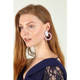 Duke Nickle RSKP5006 Pembe Halka Küpe