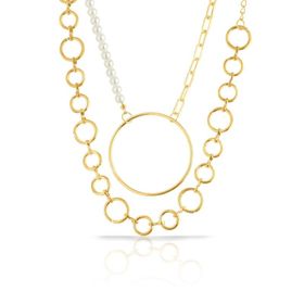 Duke Nickle XBKL20046 2'li Unisex Halka Kolye