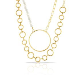 Duke Nickle XBKL20046 2'li Unisex Halka Kolye