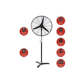 Dündar SV 50 20 50 cm 100 W 10500 M3/H 1430DD 220/230 V Monofaze Ayaklı Sanayi Tipi Vantilatör
