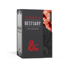 Dungeons and Dragons Bestiary Notebook Set 8 Mini Notebooks