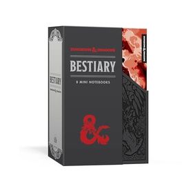 Dungeons and Dragons Bestiary Notebook Set 8 Mini Notebooks