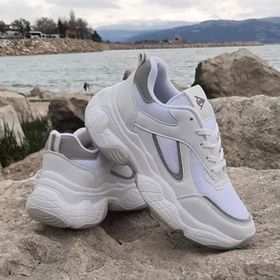 Dunlop 2323 Beyaz Fuspetli Kalın Taban Spor Ayakkabı