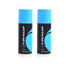 Dunlop 2x150 ml Mavi Chic Sport Erkek Deodorant