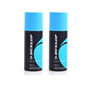 Dunlop 2x150 ml Mavi Chic Sport Erkek Deodorant