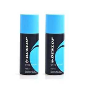 Dunlop 2x150 ml Mavi Chic Sport Erkek Deodorant