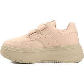 Dunlop DNP-7423 Bej Kalın Taban Kadın Sneaker Spor Ayakkabı