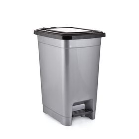 Dünya 25 lt Plastik Slim Pedallı Çöp Kovası