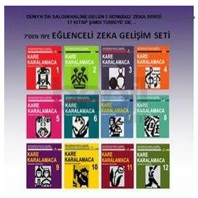 DÜNYA BEYIN OLIMPIYATLARI KARE KARALAMACA SERISI (12 KITAP TAKIM) - AHMET KARAÇAM