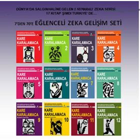 DÜNYA BEYIN OLIMPIYATLARI KARE KARALAMACA SERISI (12 KITAP TAKIM) - AHMET KARAÇAM